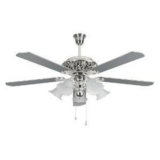 Khaitan Under Light Ceiling Fan 52 Imperial Silver Ceiling Fans