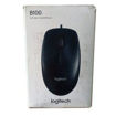 Picture of Logitech B100 Full Size Corded  Optical USB Mouse With Scroll Wheel