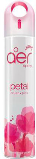 Picture of Godrej aer Spray, Home Fragrance - Petal Crush Pink 137g (240ml)