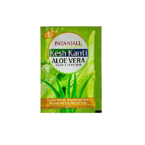 PATANJALI Kesh Kanti ALOEVERA Shampoo (5ml) (Pack of 16Pc)-Pobara