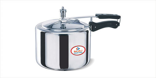 Picture of Bajaj Majesty DUO PCX 43 Pressure Cooker compatible With gas stove and induction cooktop (3 LTR) (5 Year Warranty)