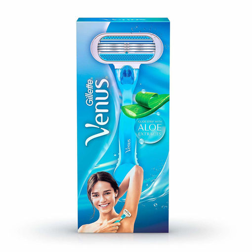 Picture of Gillette Venus Hair Removal Razor for Women with Aloe Vera