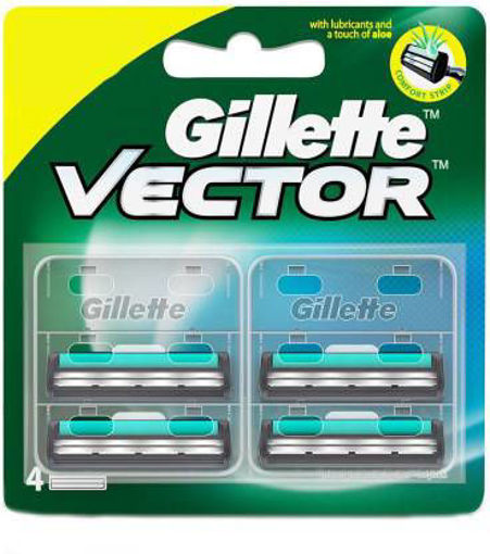 Picture of Gillette Vector Cartridges - Twin Blade,  (Pack Of 4 Blade)