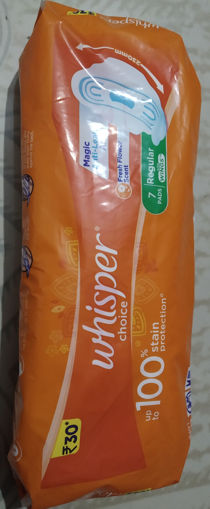 Picture of Whisper Choice Regular With Wings (7 Pads)