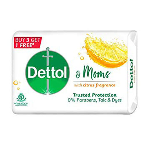 Picture of Dettol & moms citrus Fragrance soap (75gX4 = 300g)