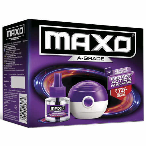 Picture of Maxo Mosquito Repellent Machine or Liquid Refill 45ml Box