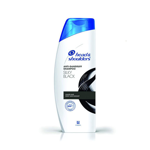 Picture of (72ml) Head & shoulders Anti-Dandruff Shampoo silky Black (Leaves Hair Shiny And Radiant)