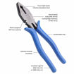 Picture of PYE P-908 Chrome Vanadium Steel (205mm) Combination Plier Pilas (Blue)