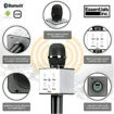 Picture of WIRELESSS Q7 With Collar Mic Bluetooth Microphone Recording Condenser Handheld Microphone Stand With Bluetooth Speaker Audio Recording For Cellphone Karaoke Mike For Singing Microphone (