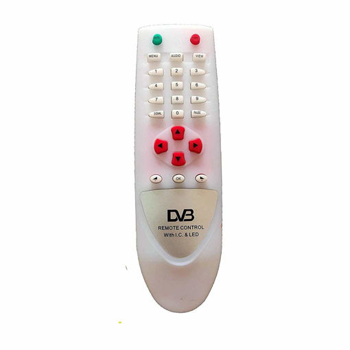 Picture of Botech Unbreakable Remote DD Free Dish-DVB DTH Box (White) With battery