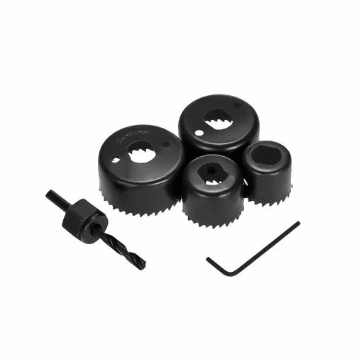 Picture of 6Pc Hole Saw Set Drill Bit Cutting Cutter Round Circular 32Mm/38Mm/44Mm/54Mm New
