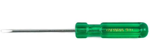 Picture of Taparia 901 Steel (3.0 x 0.5mm) Flat Tip Screw Driver (Green and Silver)
