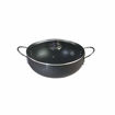 Picture of Nirlep - EKD 3.5 by Bajaj Electricals Ebony 3.5 Ltr Hand Anodized Kadhai with Lid, 3 mm (5 Year Warranty)