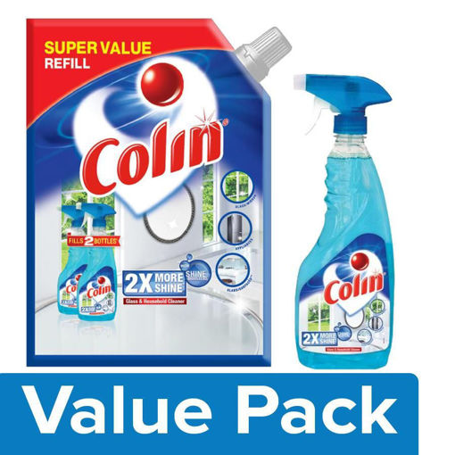 Picture of Colin Glass Cleaner refill (1L) Super Value Pack With free Colin Glass Cleaner Spray (250ml)