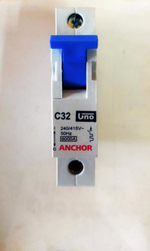 Picture of Anchor Single Pole mcb, C32KA
