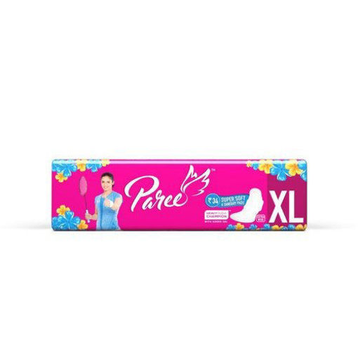 Picture of Paree Regular Pads Soft Sanitary Pad , Pack Size: XL ( Pack Of 6 Pieces )