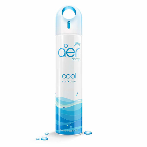 Picture of Godrej aer Spray, Home Fragrance - Cool Surf Blue 153g (270 ml)