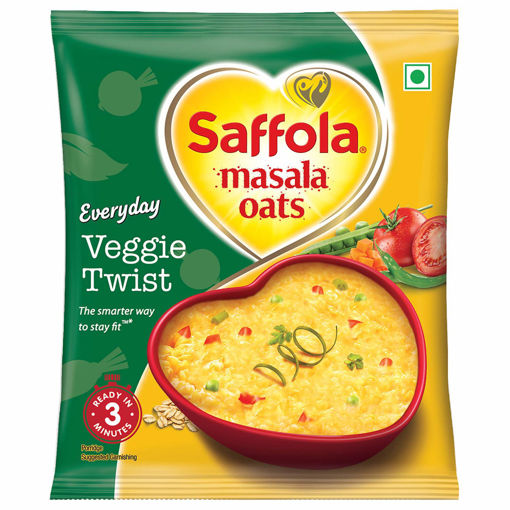 Picture of Saffola Masala Oats, Veggie Twist, 38g