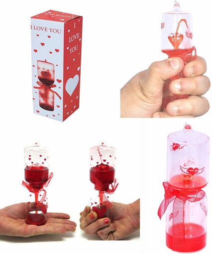 Picture of Gift I Love You, Love Meter and Tester NP Love Meter Valentine Special Hourglass Best Gift for Girlfriend, Boyfriend, Husband and Wife