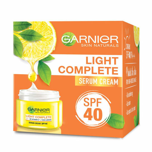 garnier light complete serum cream spf 40, 45 gPobara