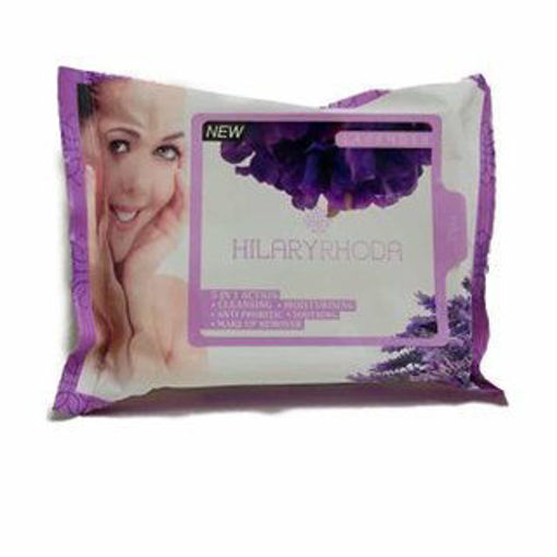 Picture of hilary rhoda wipes, Make up Remover, Cleaning, 25 piece