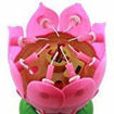 Picture of Rotating Music Lotus Flower Candle