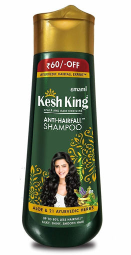 Picture of Kesh King Anti Hairfall Shampoo with aloe and 21 Ayurvedic herbs, 340ml