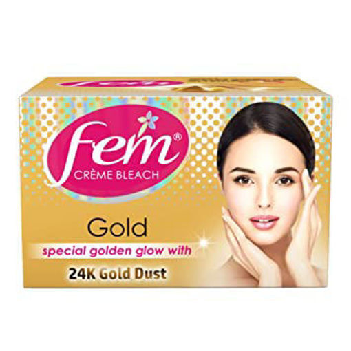 Picture of fem gold creme bleach 24K Gold Dust, 40g
