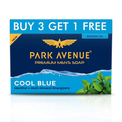 Picture of Park Avenue Cool Blue Fragrant Soap, 125g (Buy3 Get 1 Free)