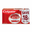 Picture of Colgate Toothpaste Visible White Sparkling Mint - 100g+100g = 200 g (Whitening-Saver)