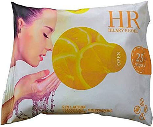 Picture of Hilary Rhoda Refreshing Facial Wipes - lemon