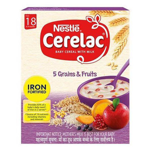 Picture of Nestle Cerelac Stage 5 Grains & Fruits (After 18 months upto 24 months), Stage 5 Refill 300 g