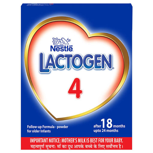 Picture of Nestle LACTOGEN 4 Follow-Up Infant Formula Powder (After 18 months upto 24 months), Stage 4 - 400g Box Pack