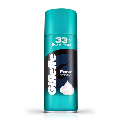 Picture of gillette shaving foam sensitive 418g