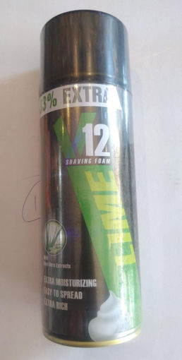 Picture of V12 SHAVING FOAM LIME 400ML ( 300ML+100ML FREE )