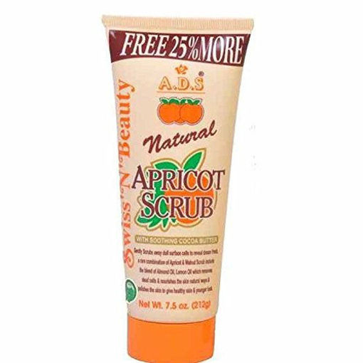 Picture of ADS Natural Apricot Scrub with Soothing Cocoa, 212 g