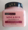 Picture of hudabeauty wine & beer face and body scrub 500 ml