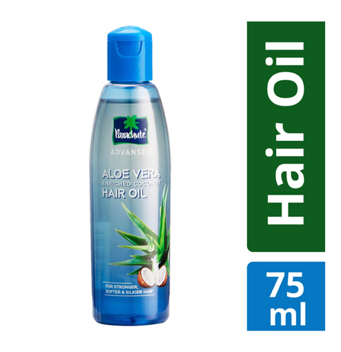 parachute advansed aloe vera enriched coconut hair oil, 75ml-Pobara parachute advansed aloe vera enriched coconut hair oil, 75ml-Pobara