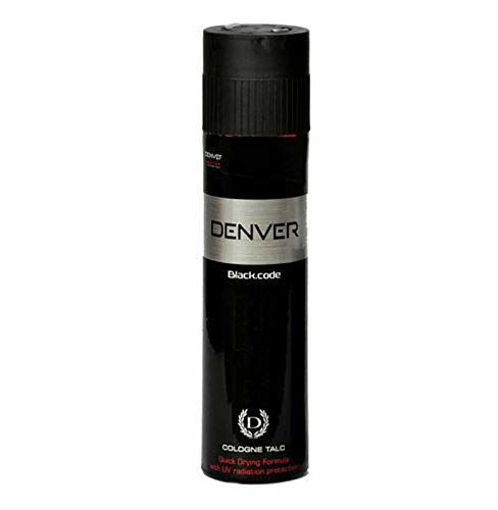 Picture of Denver Black Code Cologne Talc, 100g