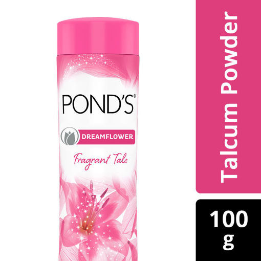 Picture of PONDS DREAMFLOWER fragrant talc Pink Lily Powder, 100g