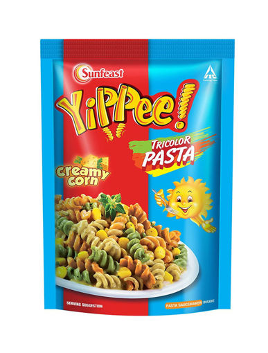 Picture of yippee tricolor creamy corn pasta, 50g