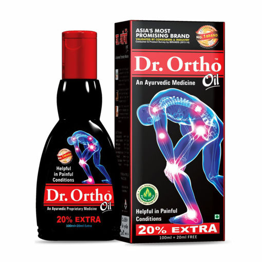 Picture of Dr. Ortho AYURVEDIC JOINT PAIN MASSAGE Oil Liquid  (100+20)ml