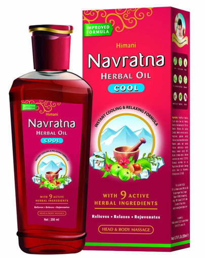 Picture of navratna ayurvedic cool hair oil 50ml