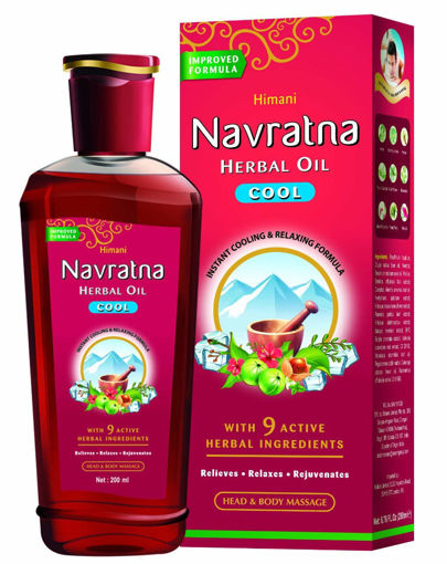 Picture of navratna ayurvedic cool hair oil 100ml
