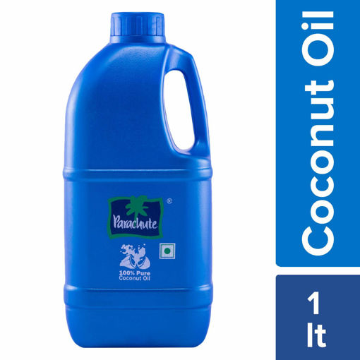 Picture of Parachute 100 % Pure Nariyal Coconut Oil, 1 L (Pet Jar)