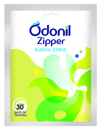 Picture of odonil zipper blissful citrus air freshener 10g