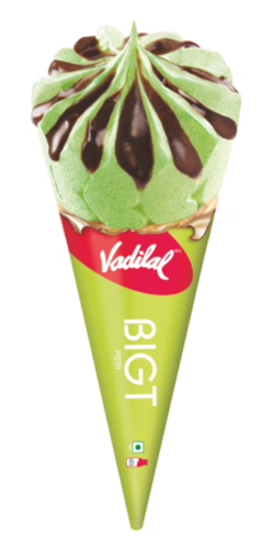 Picture of vadilal BIGT PISTA Cones ice cream , 110ml