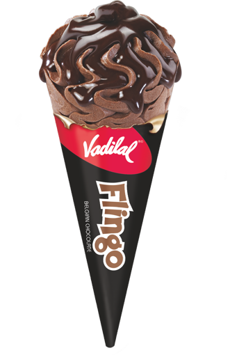 Picture of vadilal flingo BELGIAN CHOCOLATE Cones ice cream , 110ml