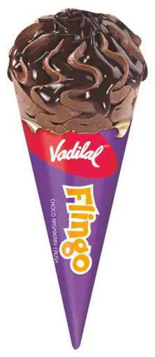 Picture of Vadilal Flingo Ice Cream Cone - Choco Raspberry Crush, 110 ml