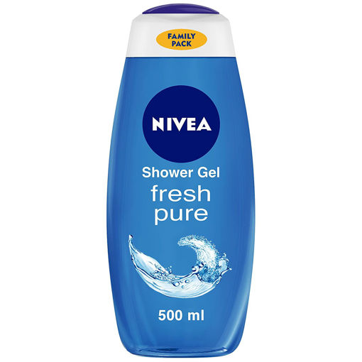 Picture of NIVEA Shower Gel, Fresh Pure Body Wash, 500ml